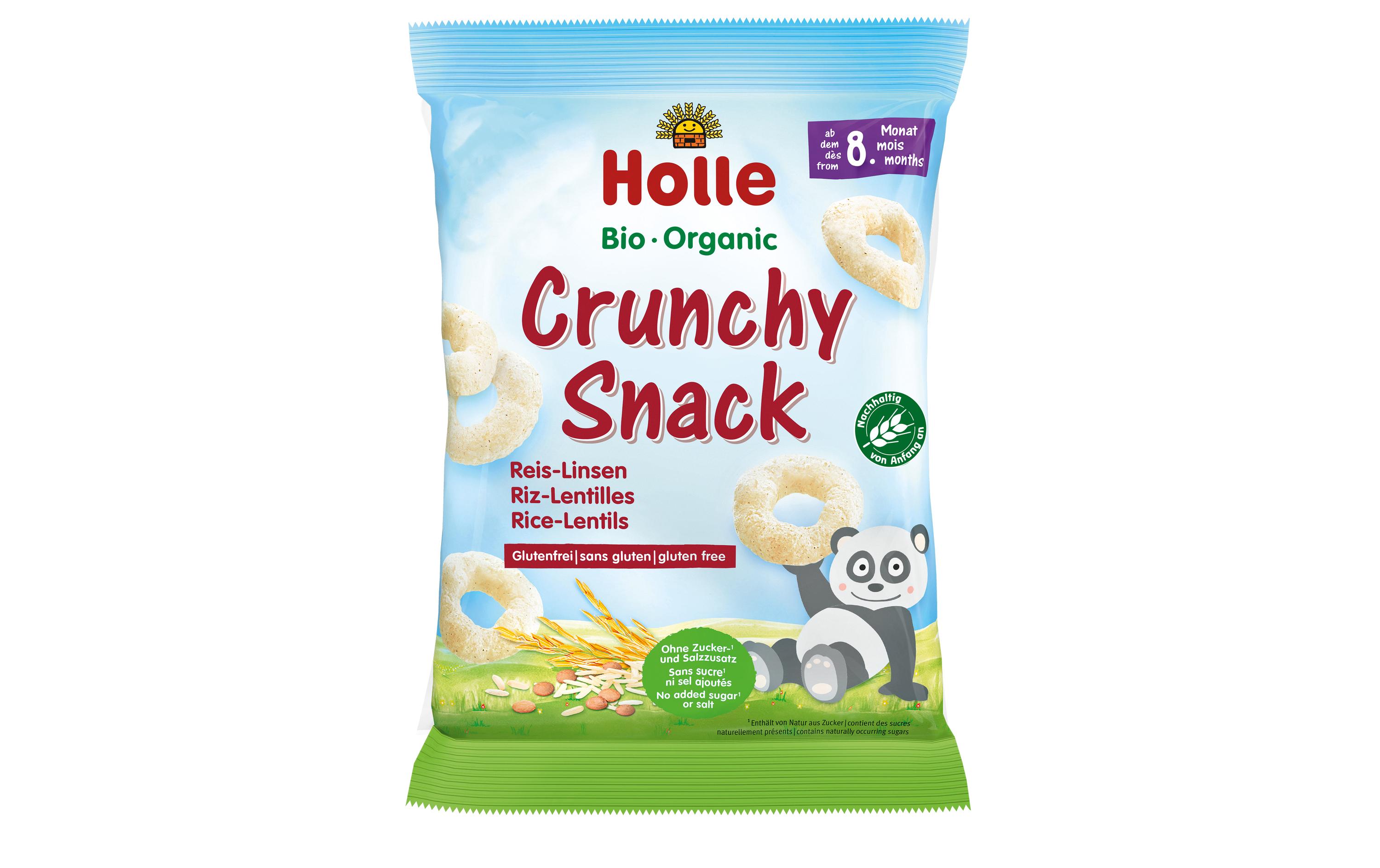 Knabberspass Bio-Crunchy Snack Reis-Linsen, 25gKindersnack Bio-Crunchy