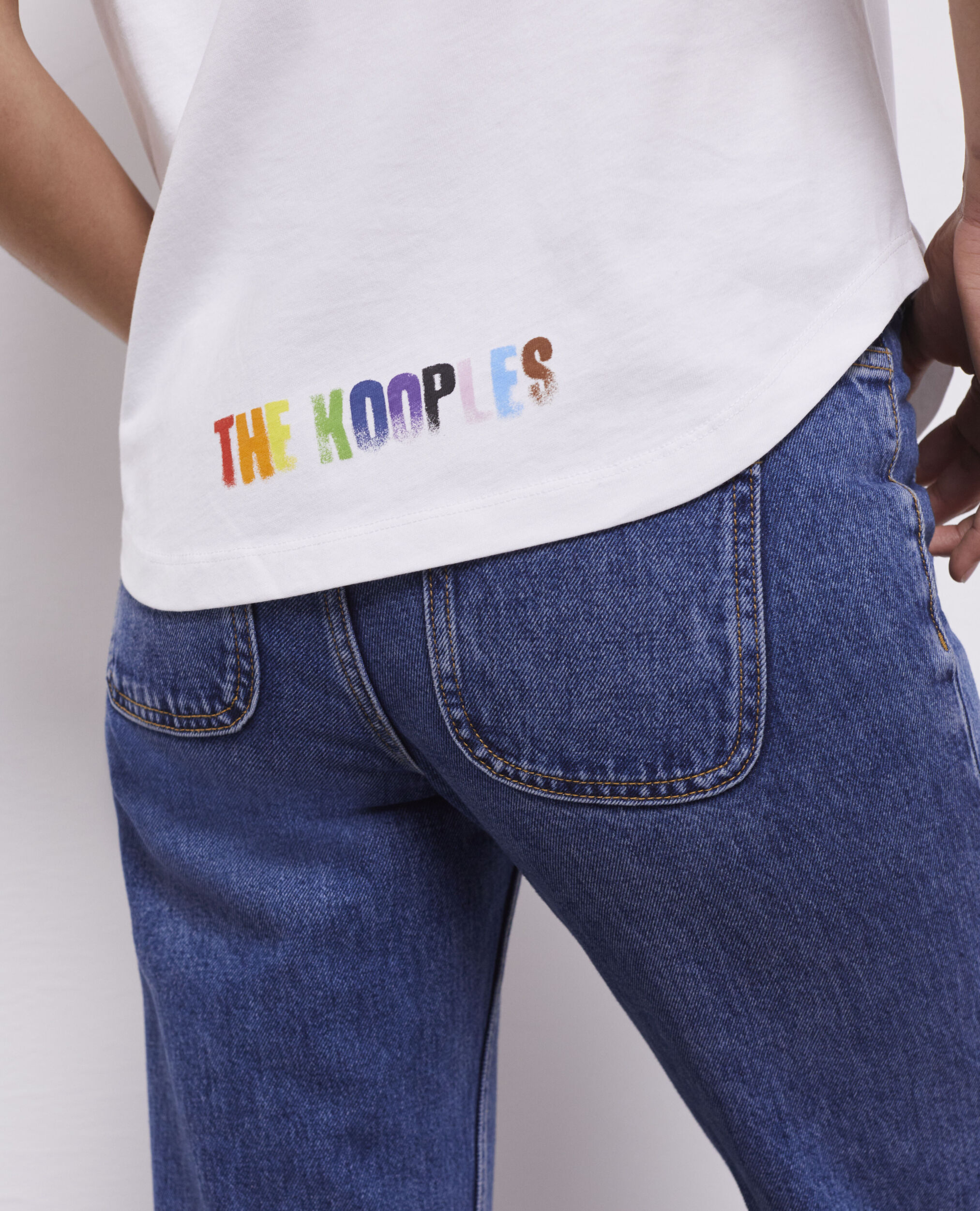 T-shirt Pride blanc