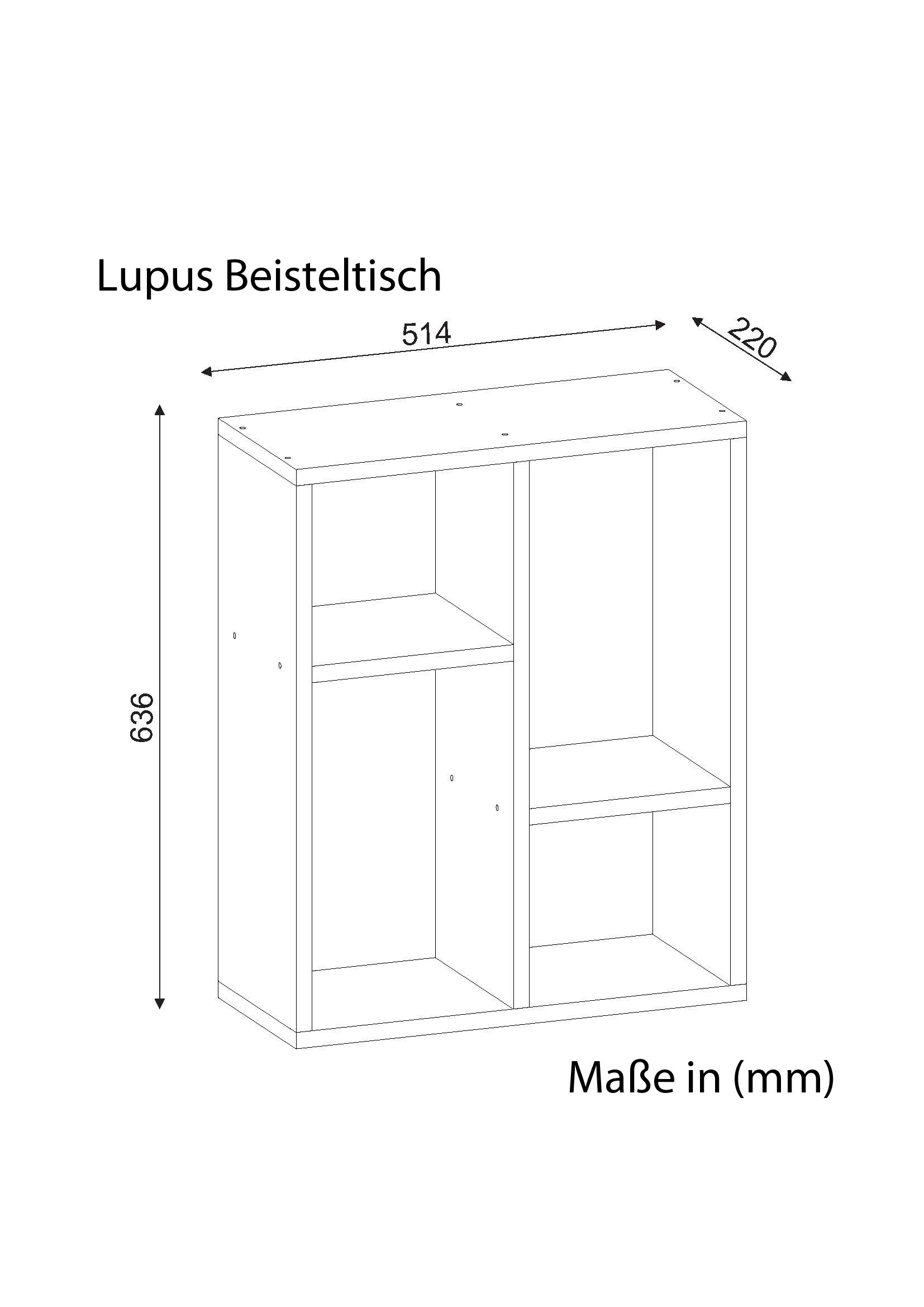 BeistelltischLupus Weiß