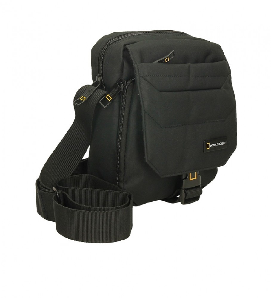 Bolsa de ombro National Geographic Pro preta - 16,5 x 8,5 x 21 cm