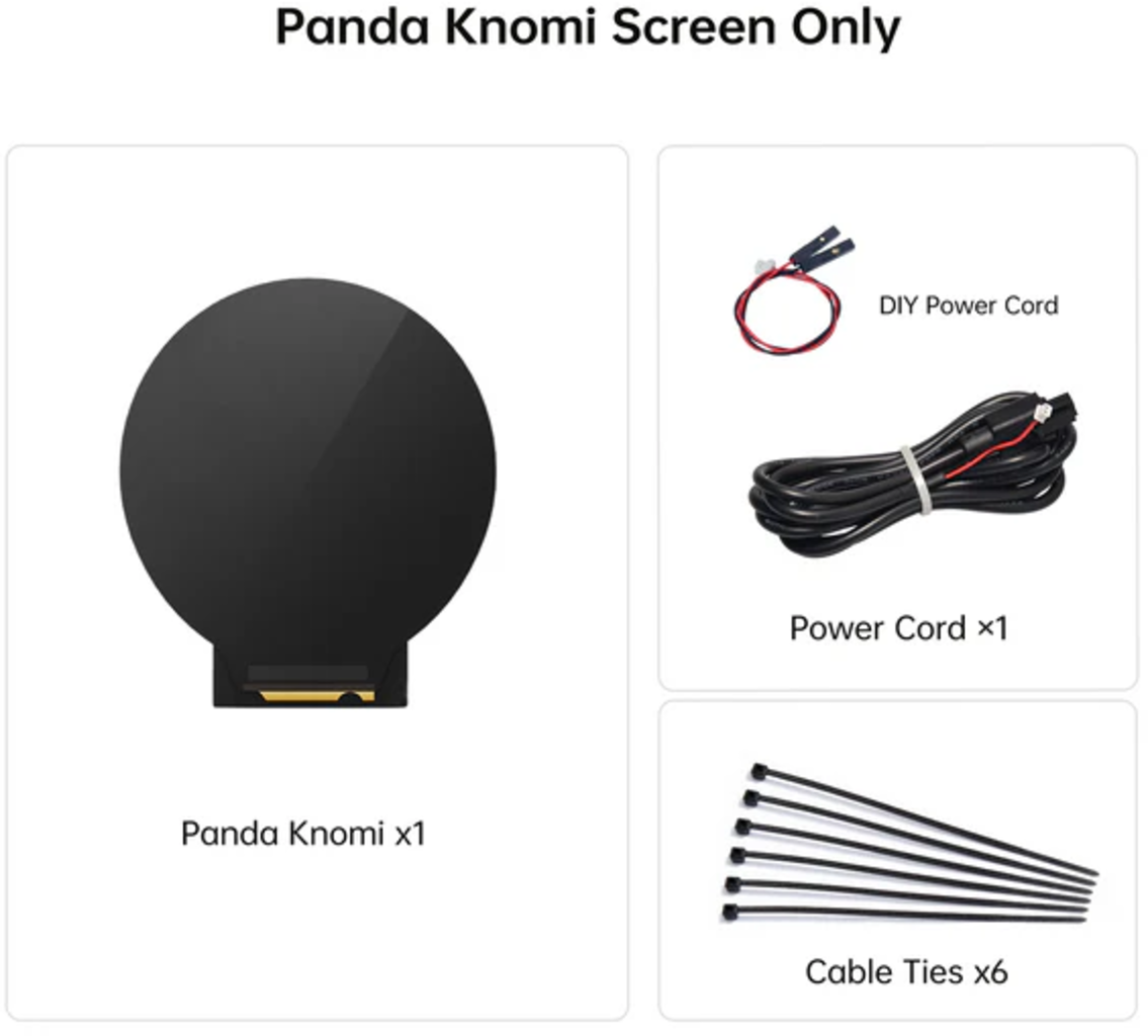 BIGTREETECH  Panda Knomi, Knomi    Dein smarter 3D Druck Begleiter mit Stil