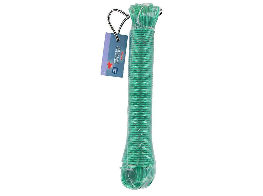 CORDA DE ROUPA AUCHAN VERDE 2.6MM X20M