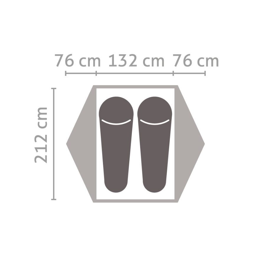 SALEWA *Latitude II Zelt cactus grey