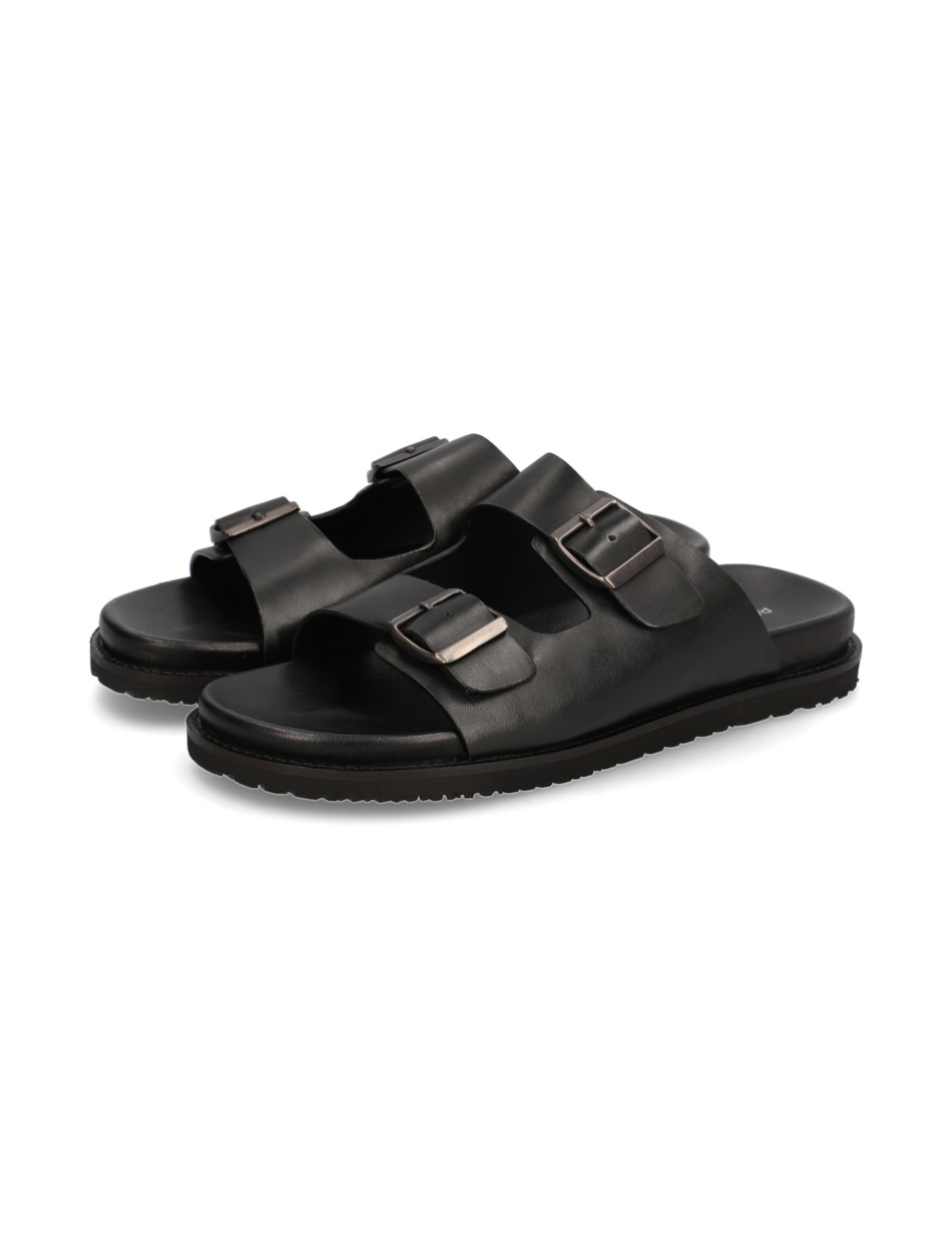Glattleder Pantoffel