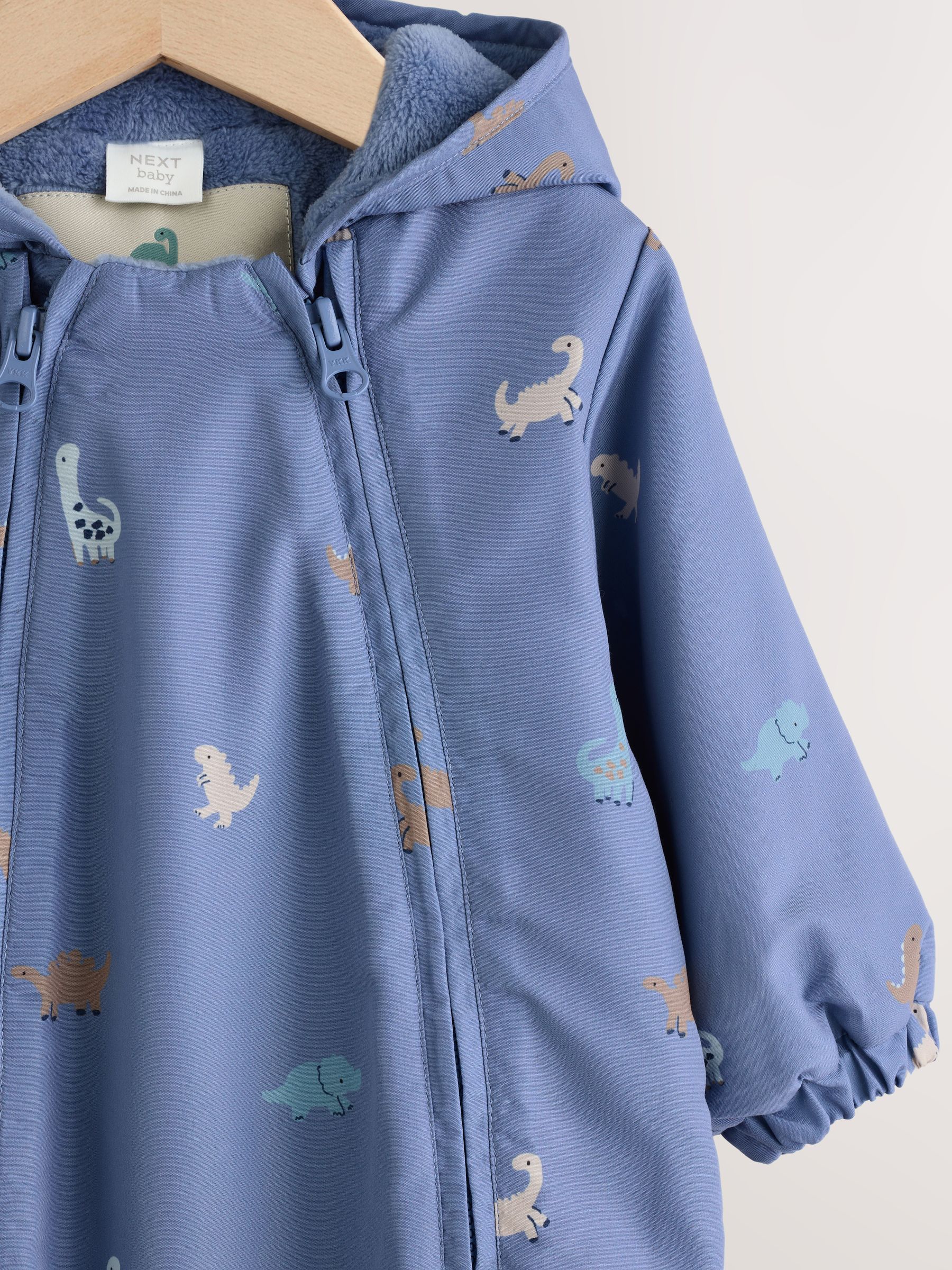 Marineblauw - Baby all-in-one van nylon met capuchon (0mnd -2jaar)