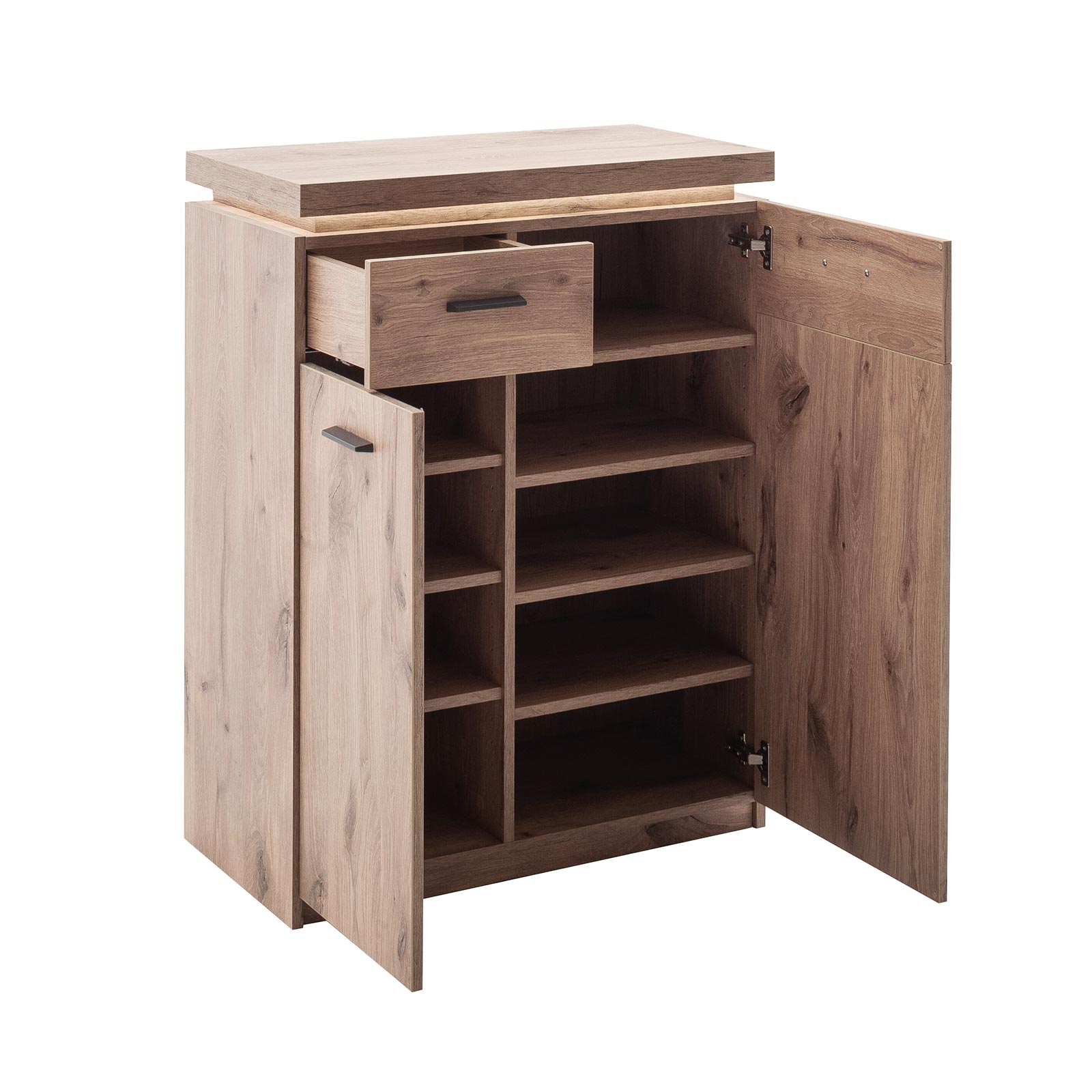 Kommode - Viking Oak - LED-Beleuchtung - 75 cm