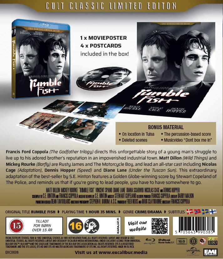 Rumble Fish Cult Classic Limited Edition