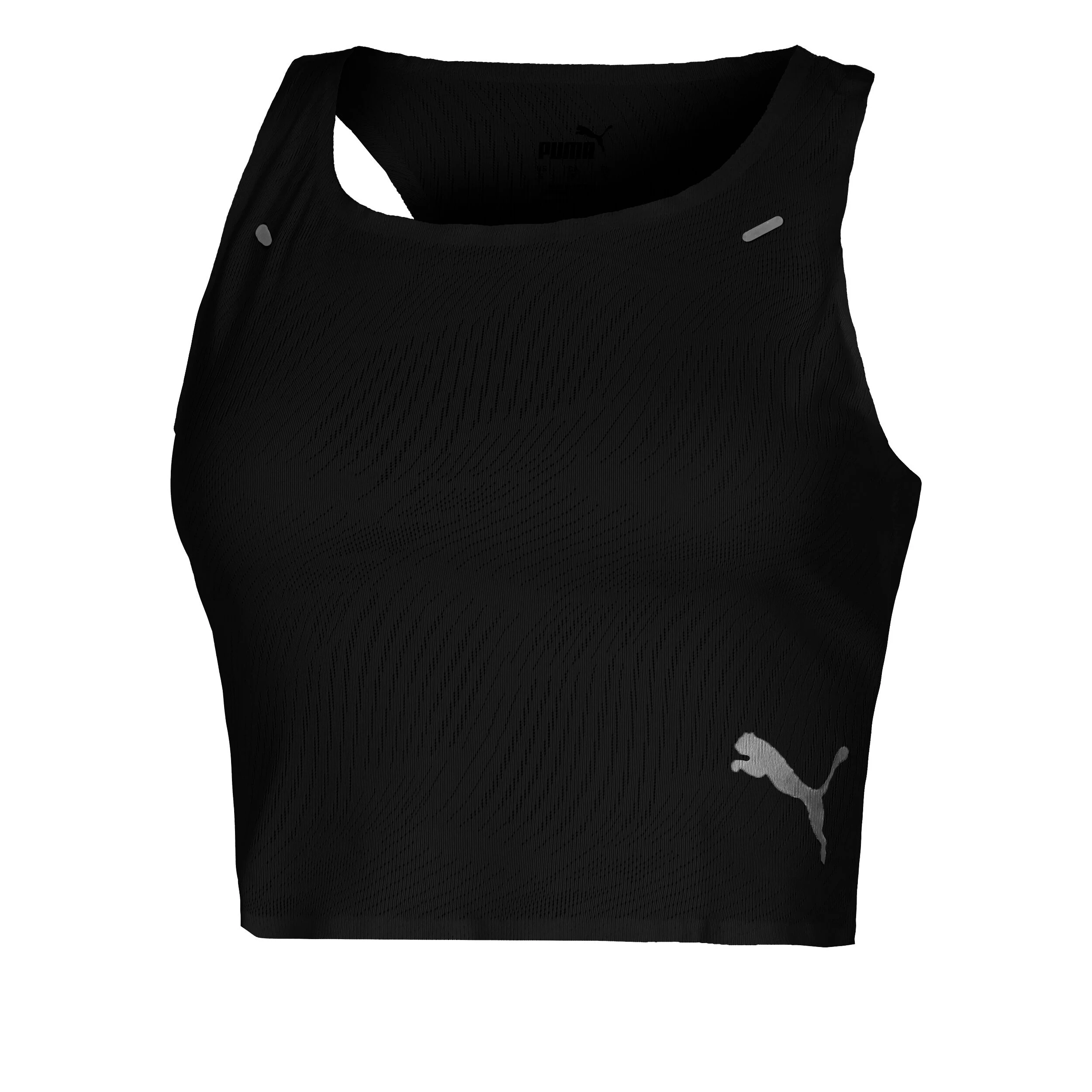 Puma Run Ultraspun Crop Débardeur Tank Top Femmes - Noir