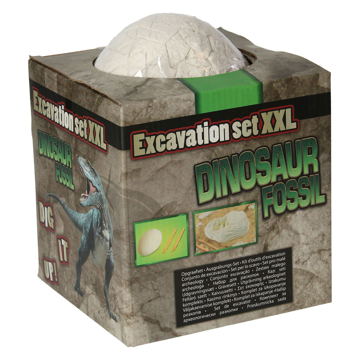 Uitgraafset Xxl Dino met 8 Dino's