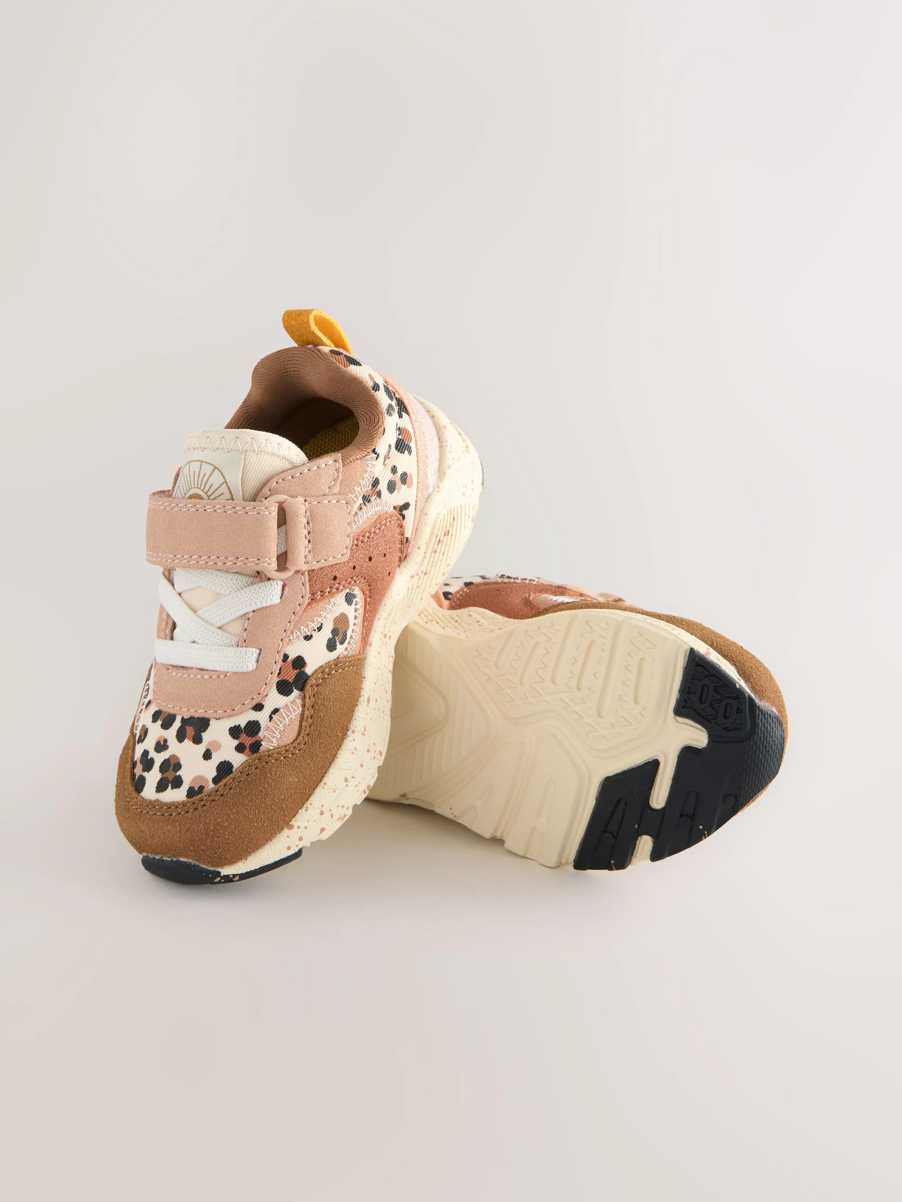 Neutraal met dieren - Sneakers met elastische veters en klittenbandsluiting