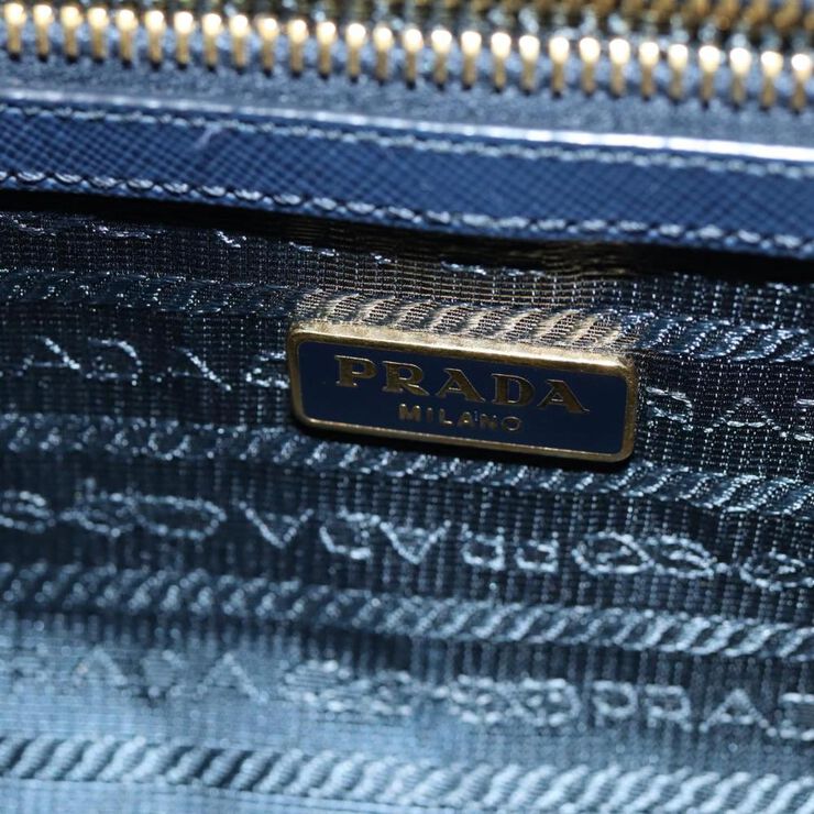 Prada Vintage Prada Tessuto Navy