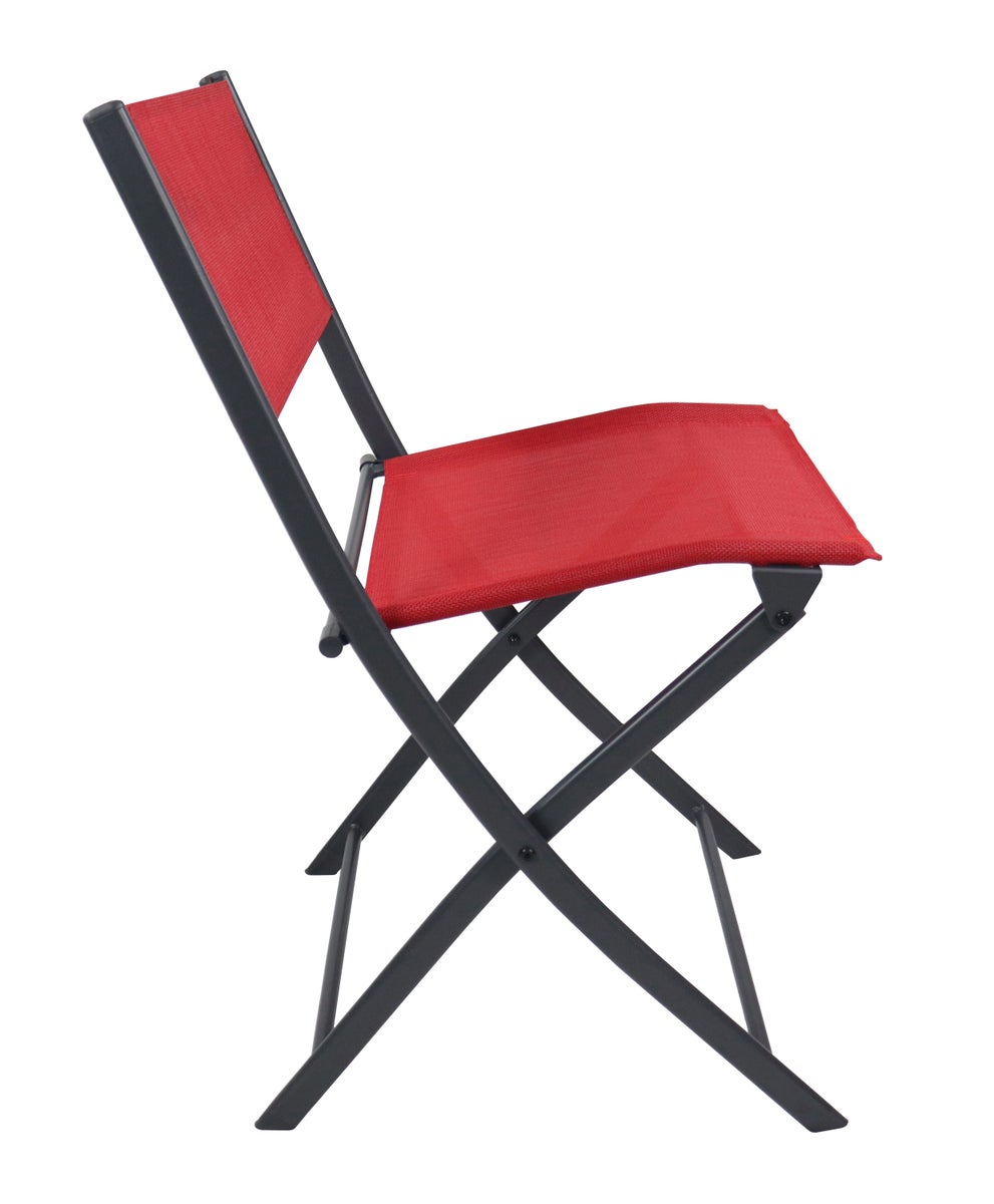 stuks Tuinstoel opvouwbare stoel Sumila rood