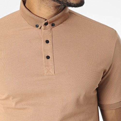 Polo Manches Courtes Marron