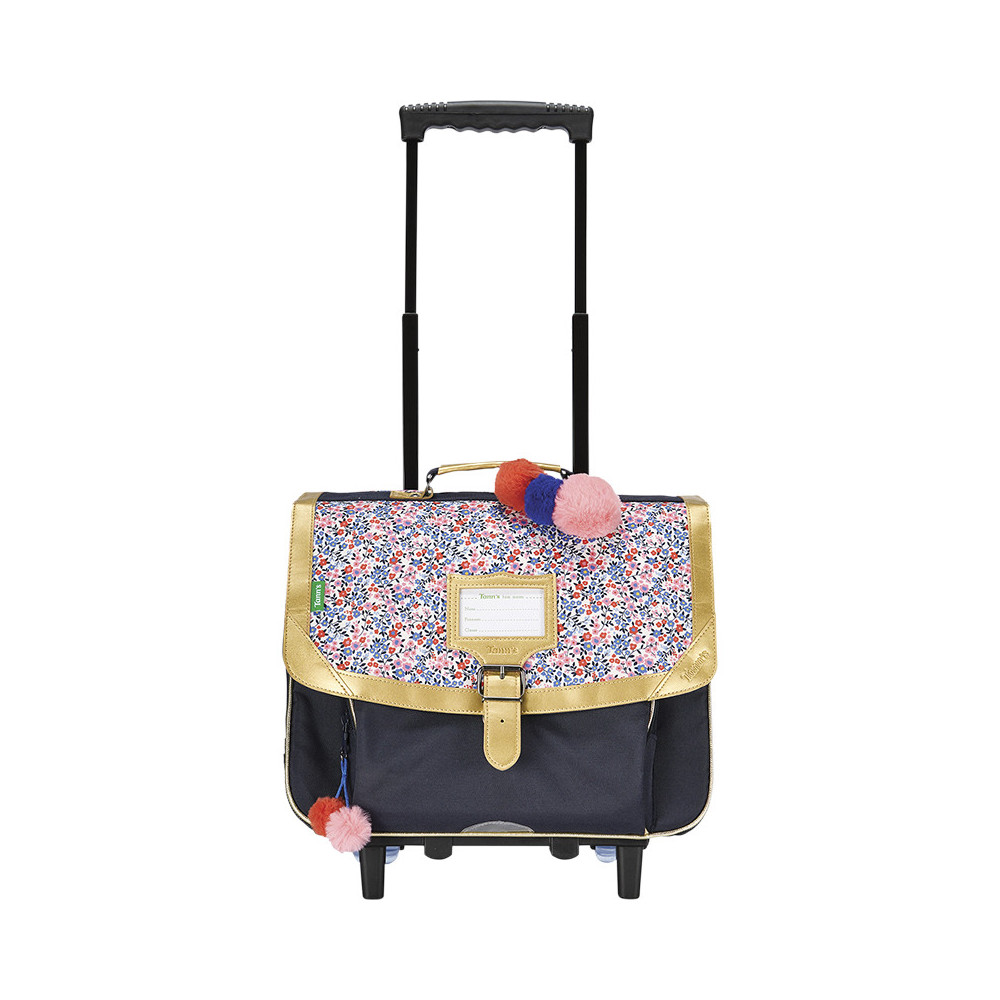 Cartable trolley Antonia bleu