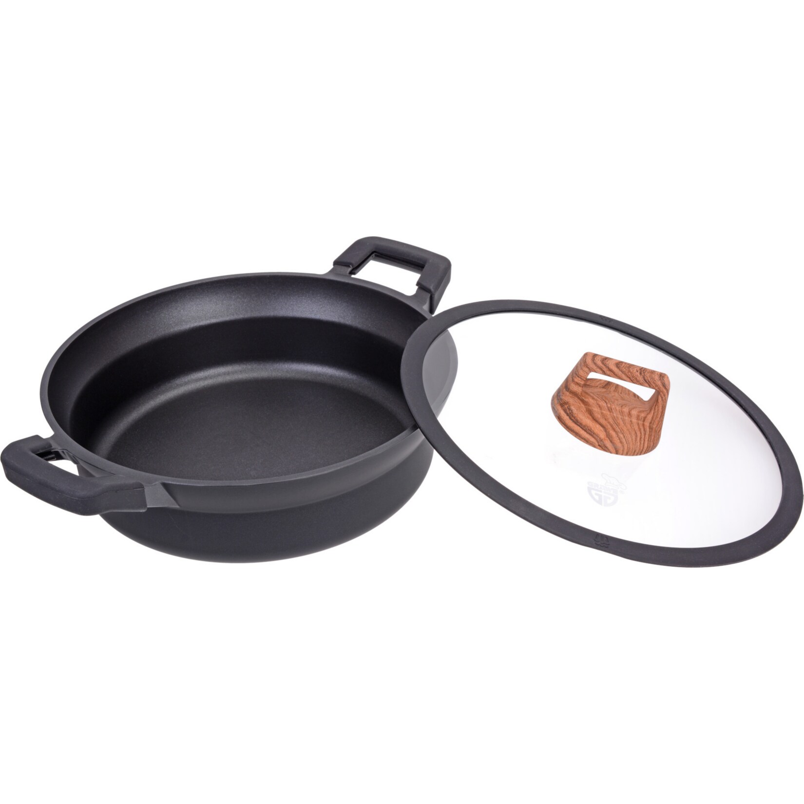 GRÄWE Servierpfanne Aluguss Ø 28 cm Alu-Line