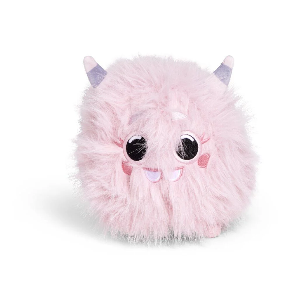 Peluche yéti jaune 24x17xH20cm