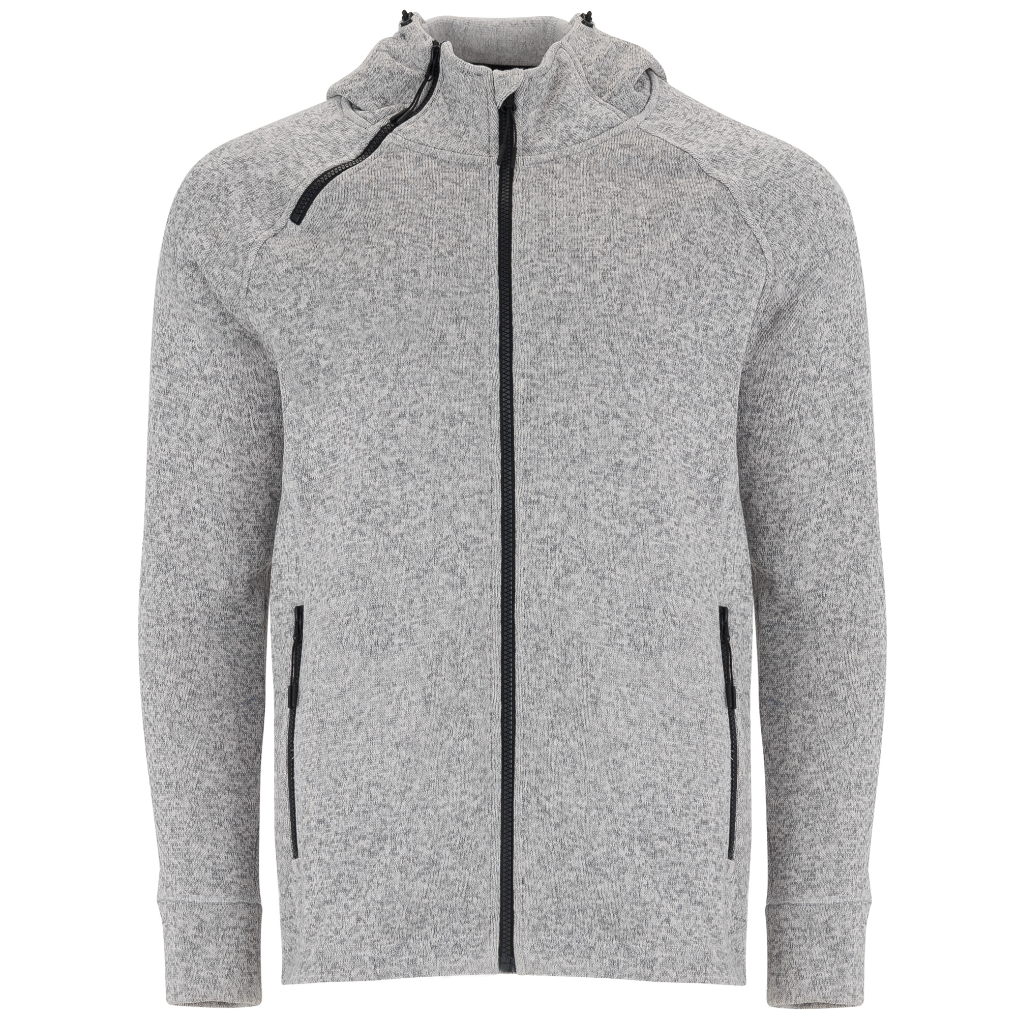 Roly CQ5064 - EVEREST Veste maille molleton avec capuche