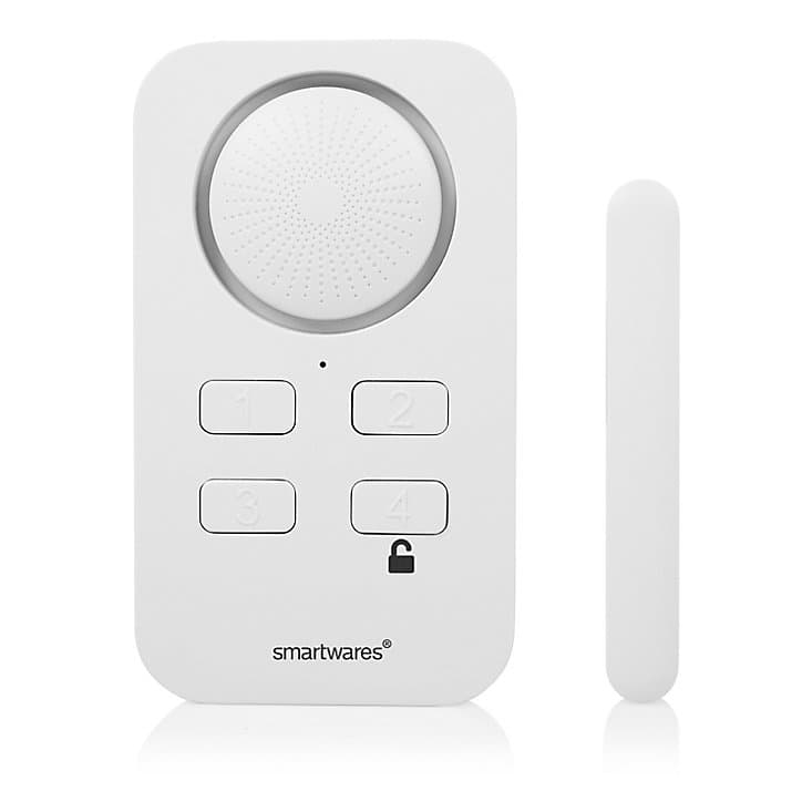 Mini alarme à détecteur d'ouverture magnétique + sirène et clavier