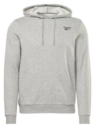 Sweat à capuche Reebok Identity Logo Gris