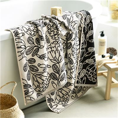 Linge de toilette feuillage chic - BECQUET CRÉATION – 500 g/m²