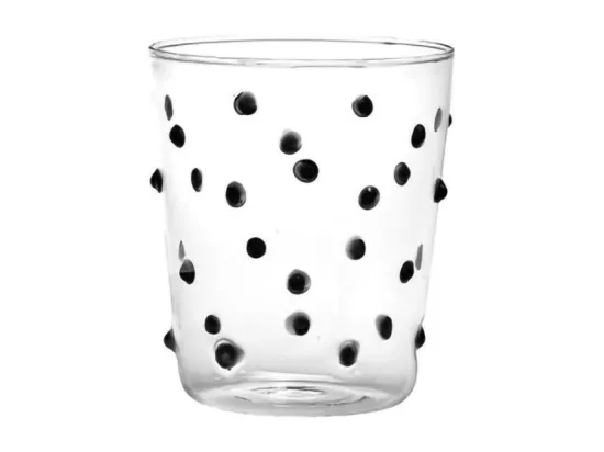 Zafferano Party Tumbler Verre Noir 45 Cl Set de 6 Pièces en Verre