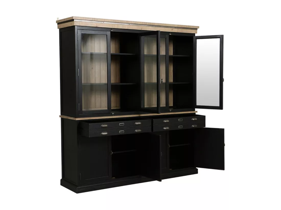 Buffet Bois-MDF Noir - Magellan Interior's