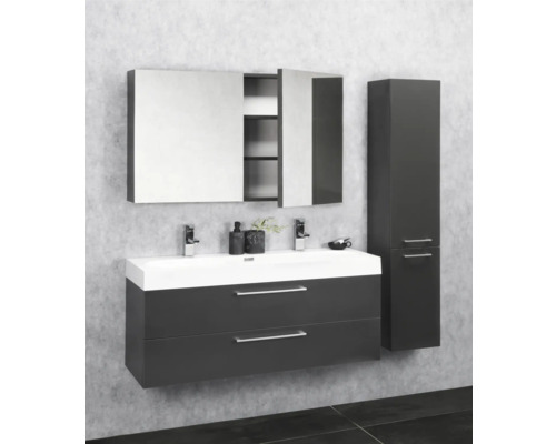 Somero spiegelkast, 100 cm, antraciet