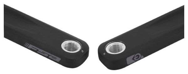 MANIVELLE DROITE   GAUCHE FSA 170mm NOIR ISIS POUR BOSCH 4ème génération (entraxe intérieur 160mm  entraxe extérieur 188mm)