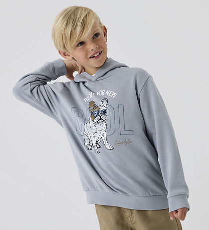 Name It Kapuzenpullover - NkmBedog - Steinbruch m. Print