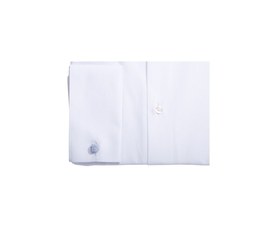 Chemise homme blanche à boutons de manchette - ALBERTINO CLASSIC