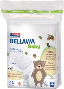 BELLAWA Baby Wattepads, 40 Stück