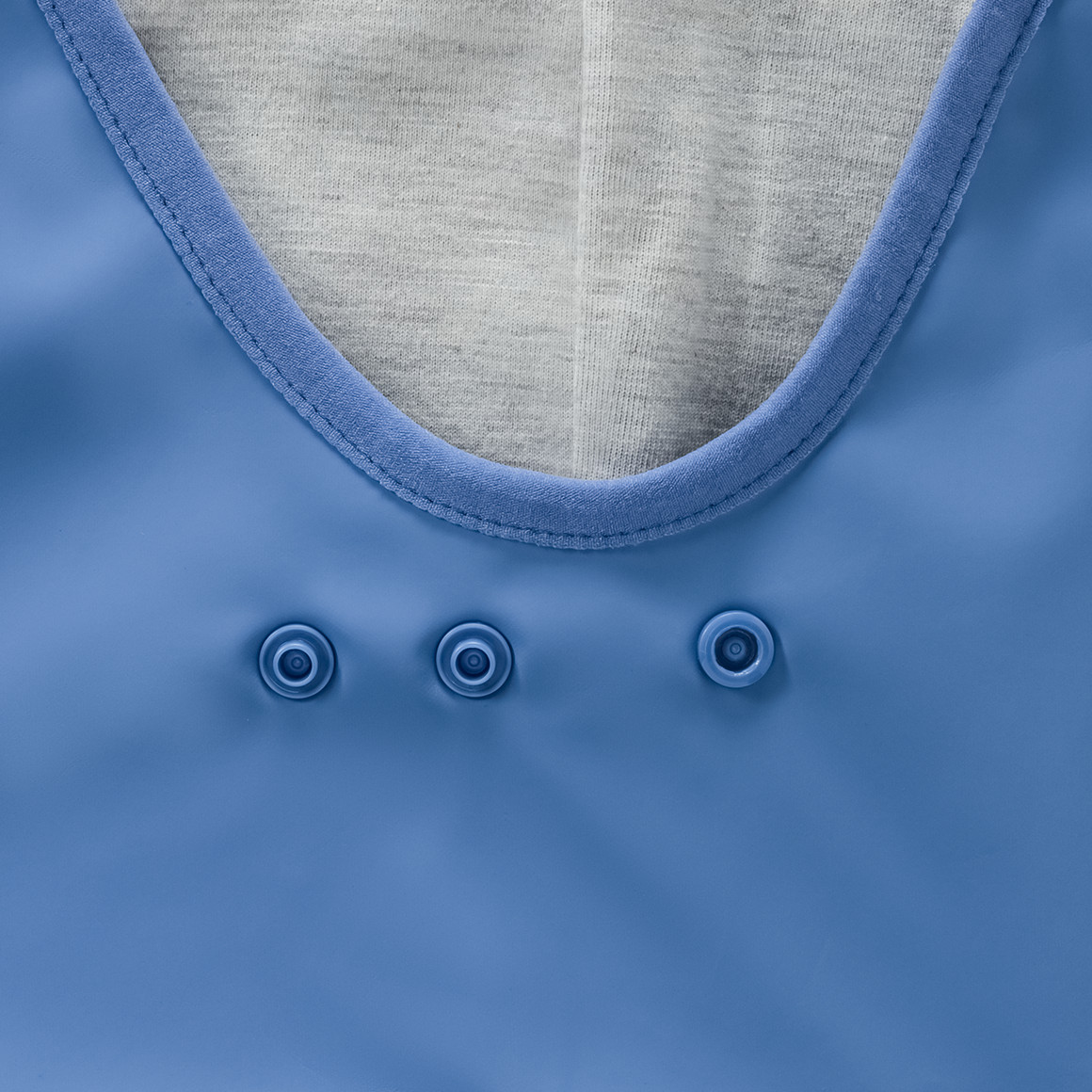 Topomini Baby Regenhose mit elastischen Trägern hellblau