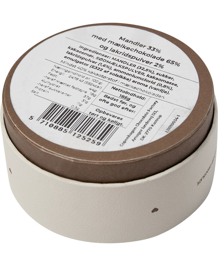 Magasin Chokolade Box, Mandeldragé m/ mælkechokolade & lakrids ca. 185 g
