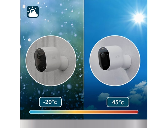 ARLO - Caméra de surveillance Pro 5 Spotlight - Pack de 3 caméras