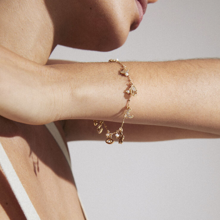 Pilgrim PRUCENCE recycled bracelet gold-plated Guld