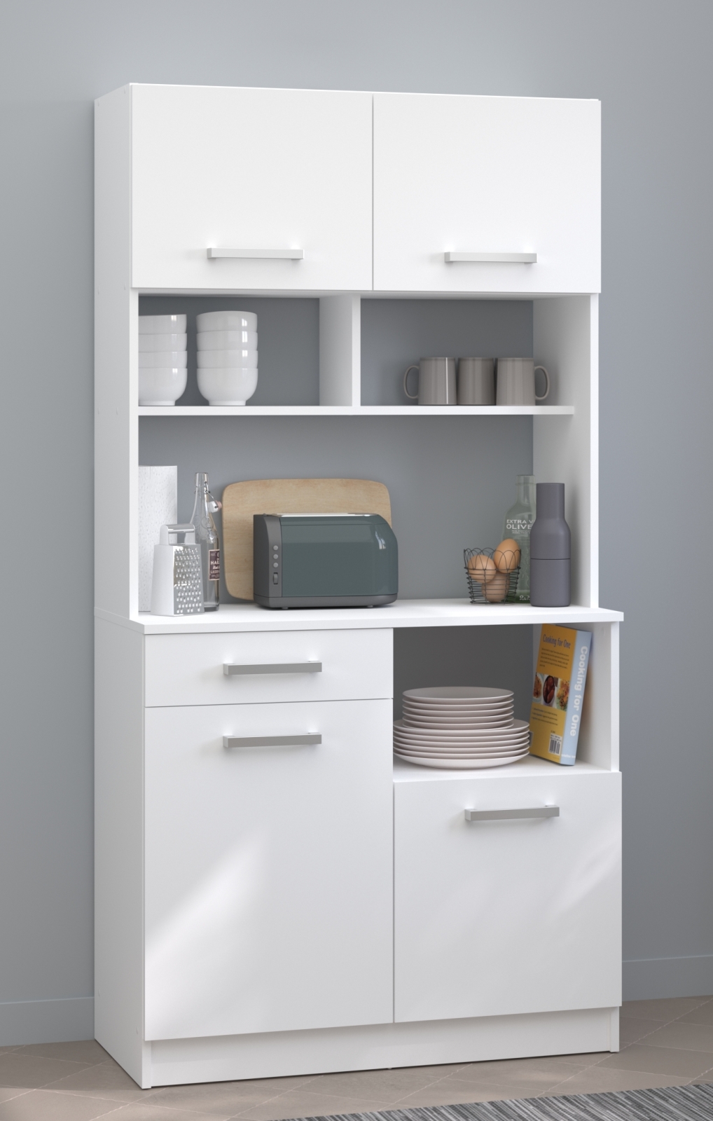 Buffetschrank UNO 11 - weiß - 90 cm breit