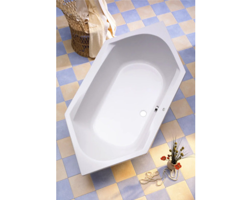 OTTOFOND Chanson bad 100 x 200 cm wit glanzend glad 900001