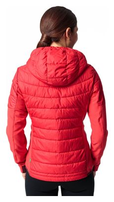 Doudoune Femme Vaude Elope Hybrid Rouge