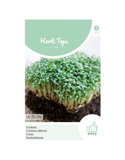 Hortitops Tuinkers Breedbladig - Kruidenzaden - 15 g