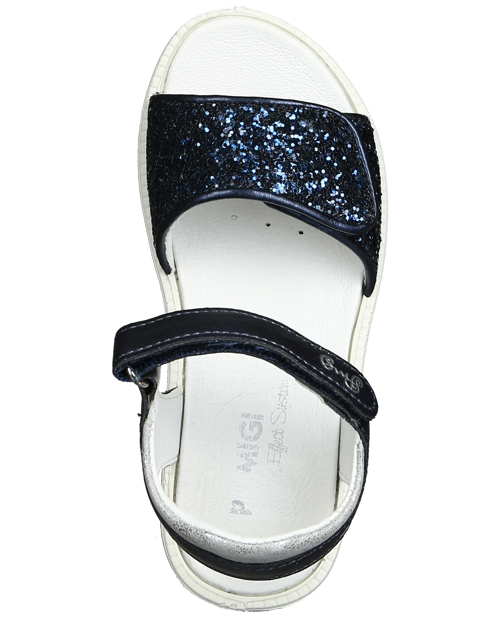 Klett-Sandalen GLITTER in dunkelblau