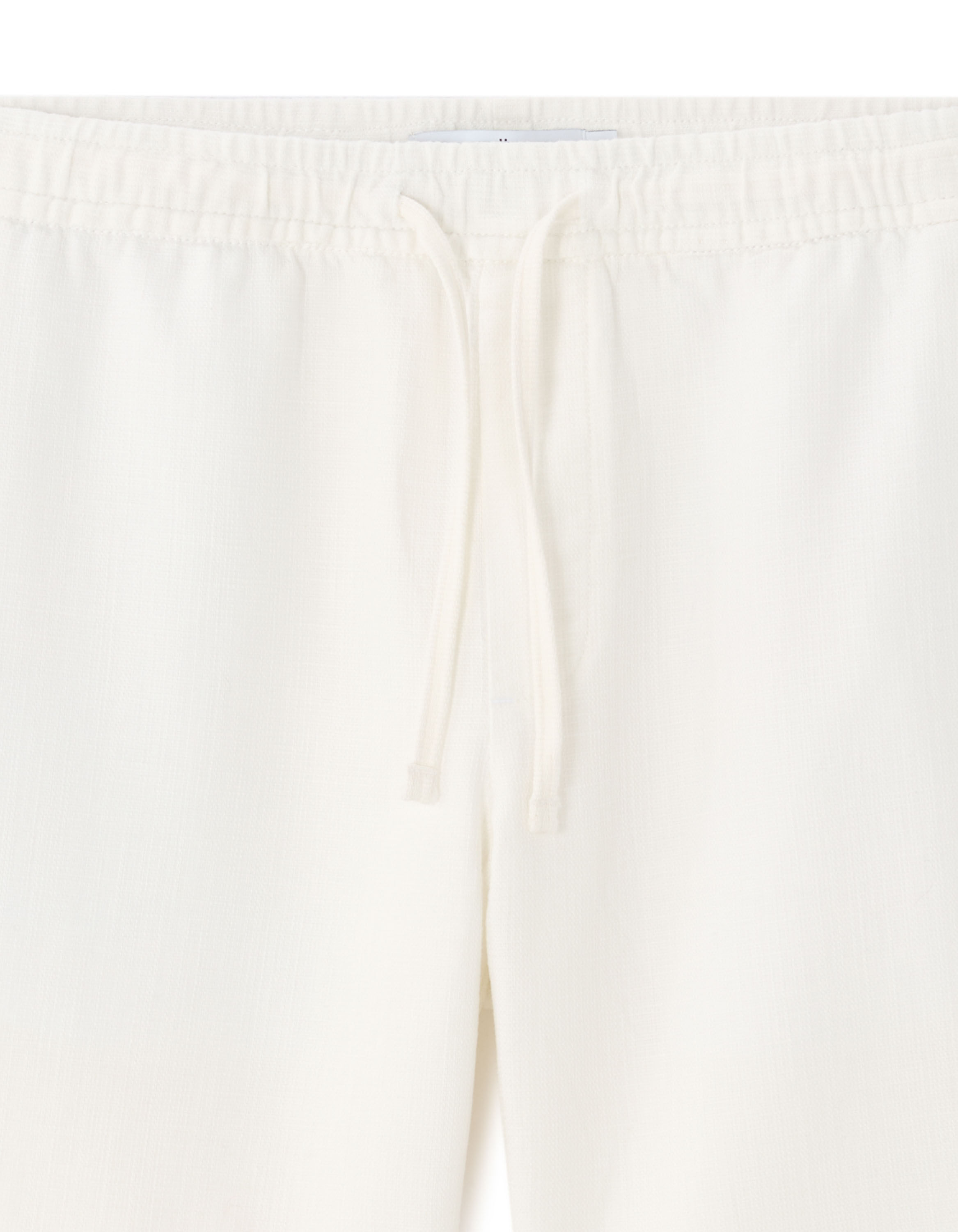 Bermuda texturé 100% coton - blanc