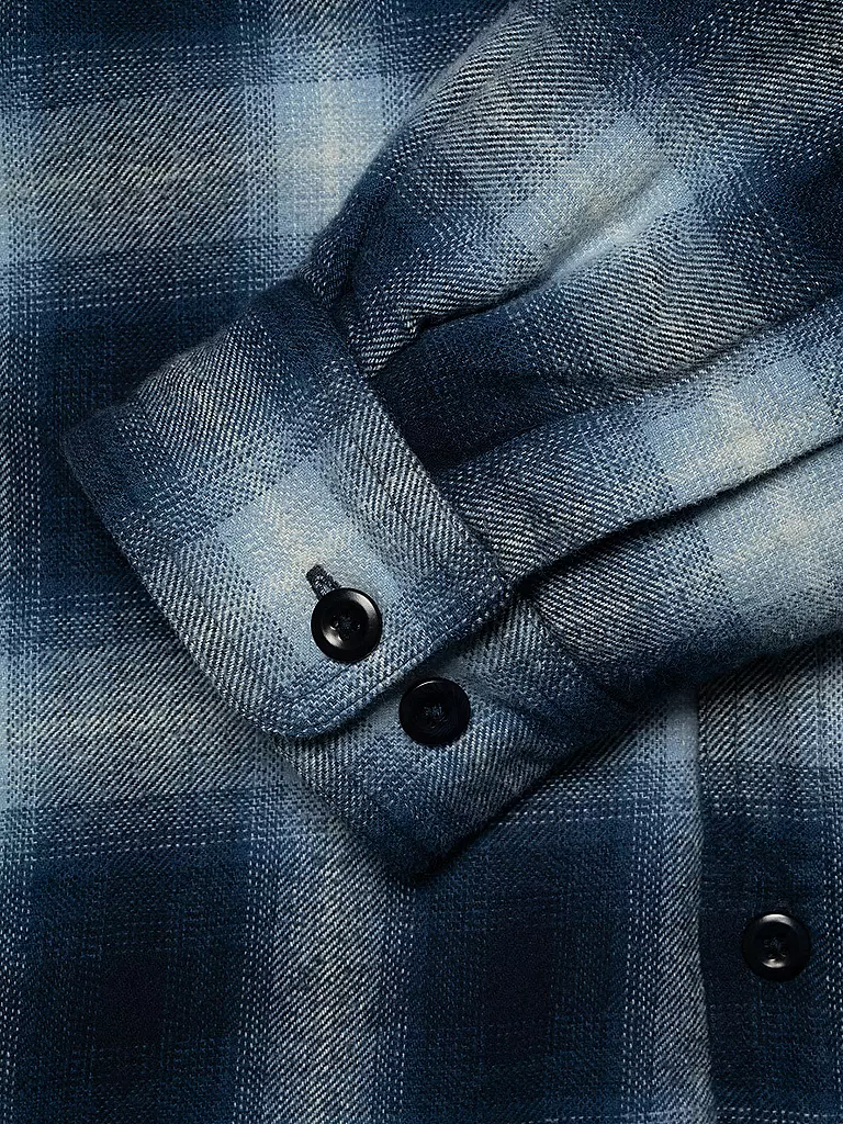 NUDIE JEANS Overshirt GLENN blau