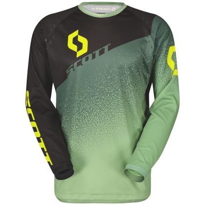 Maillot cross Scott 350 DIRT EVO 2023 - Noir / Vert