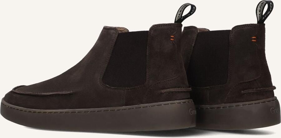 GREVE Chelsea Boots Heren Wave 2701 Maat: 47 Materiaal: Suède Kleur: Bruin