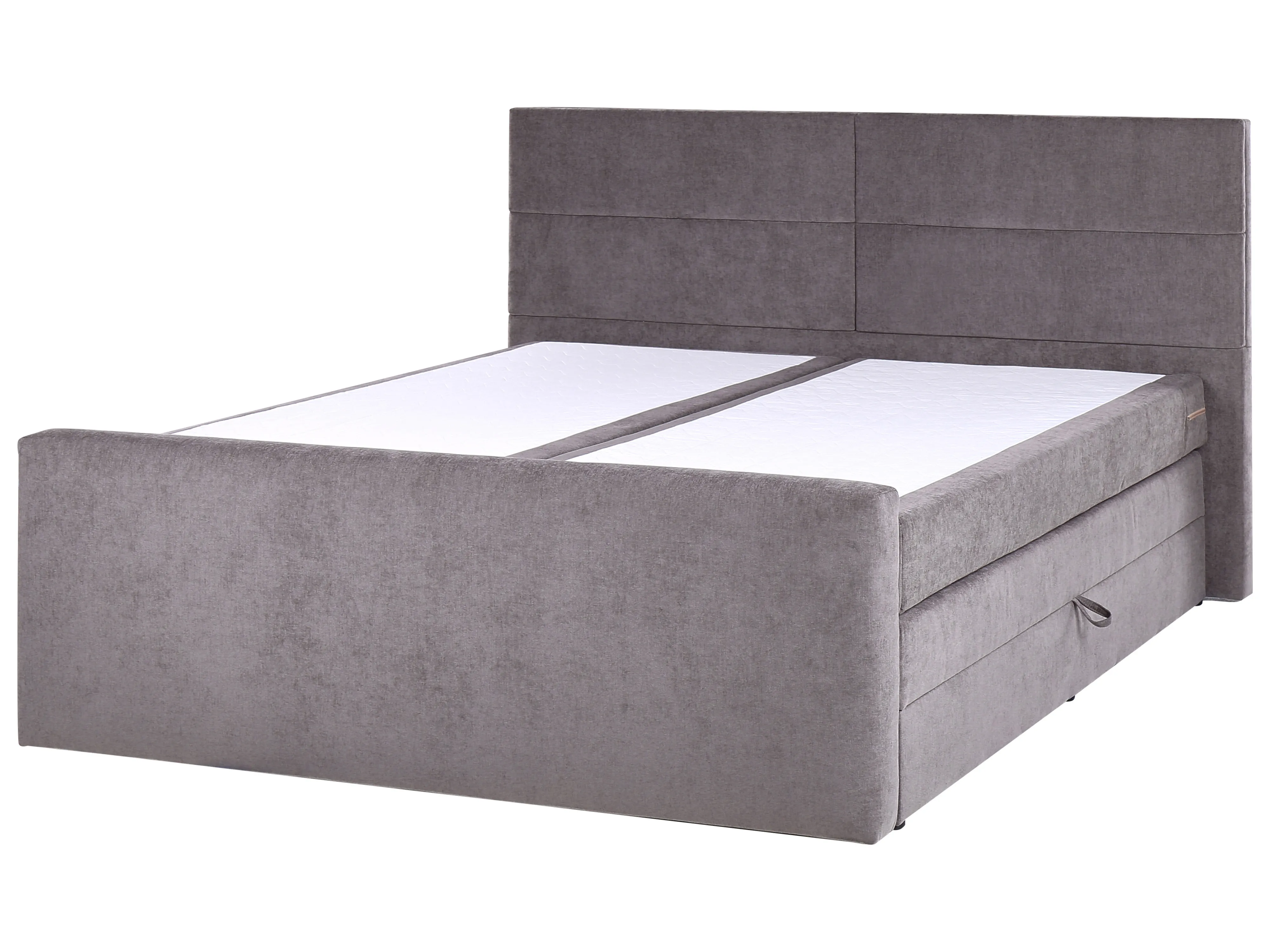 Boxspring met opbergruimte Stof ARISTOCRAT 180 x 200 cm Taupe