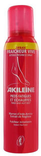 Akileine Spray Ultrafris Vermoeide en Hete Voeten 150ML