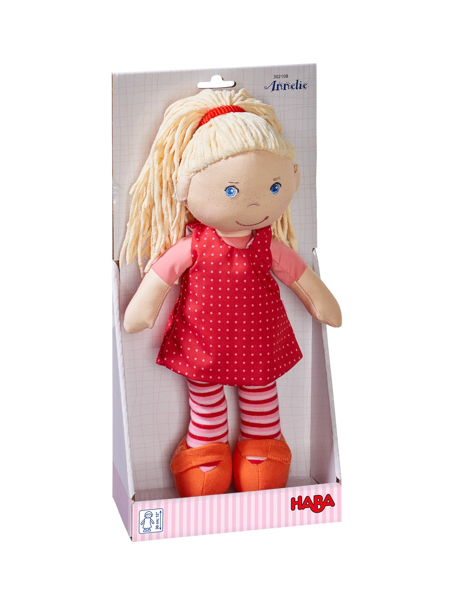 HABA Stoffpuppe Puppe Annelie