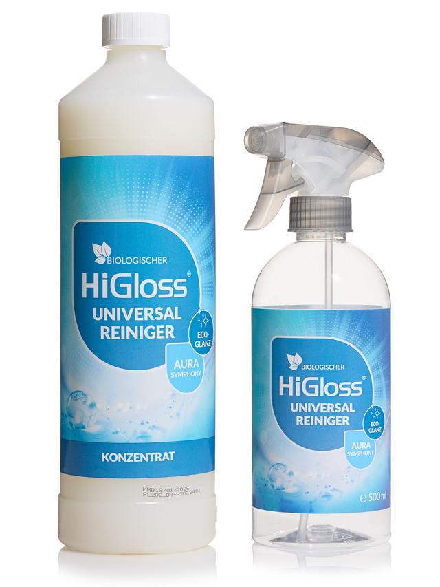 HiGloss Mikroben Biologischer Universalreiniger EcoGlanz, 1 L