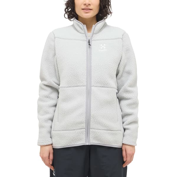 Veste polaire HAGLÖFS MOSSA PILE JACKET WOMEN STONE GREY MELANGE
