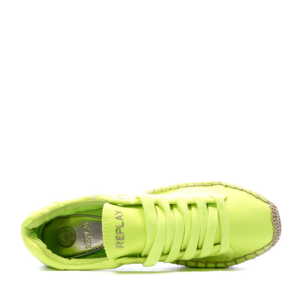 Replay Baskets Espadrille Jaune Femme Replay Nash